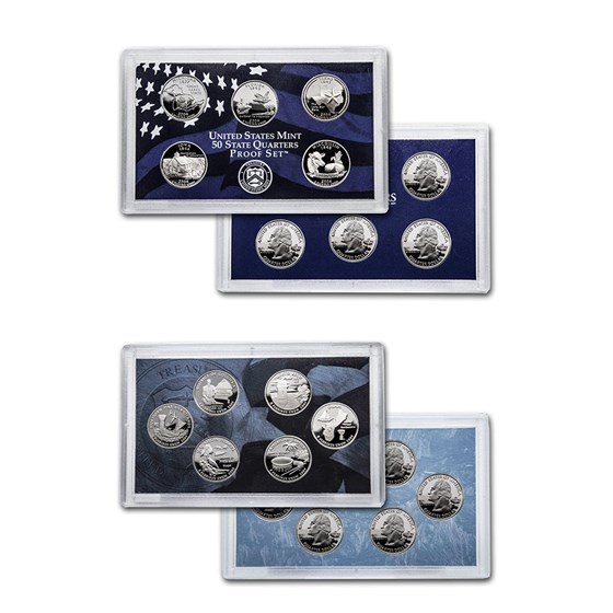 1999 - Date Quarter Only Proof Sets (Random Year, Plastic Only) 1999 - Date Quarter Only Proof Sets (Random Year, Plastic Only)